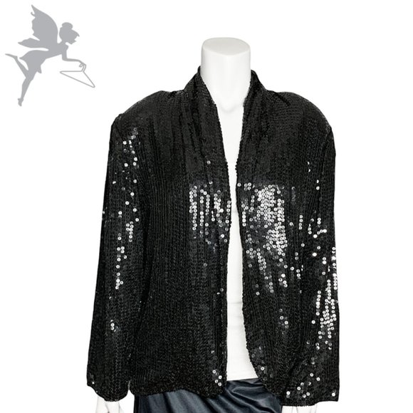 Vintage Jackets & Blazers - ** SOLD ** VINTAGE AT ONCE Sequin Blazer